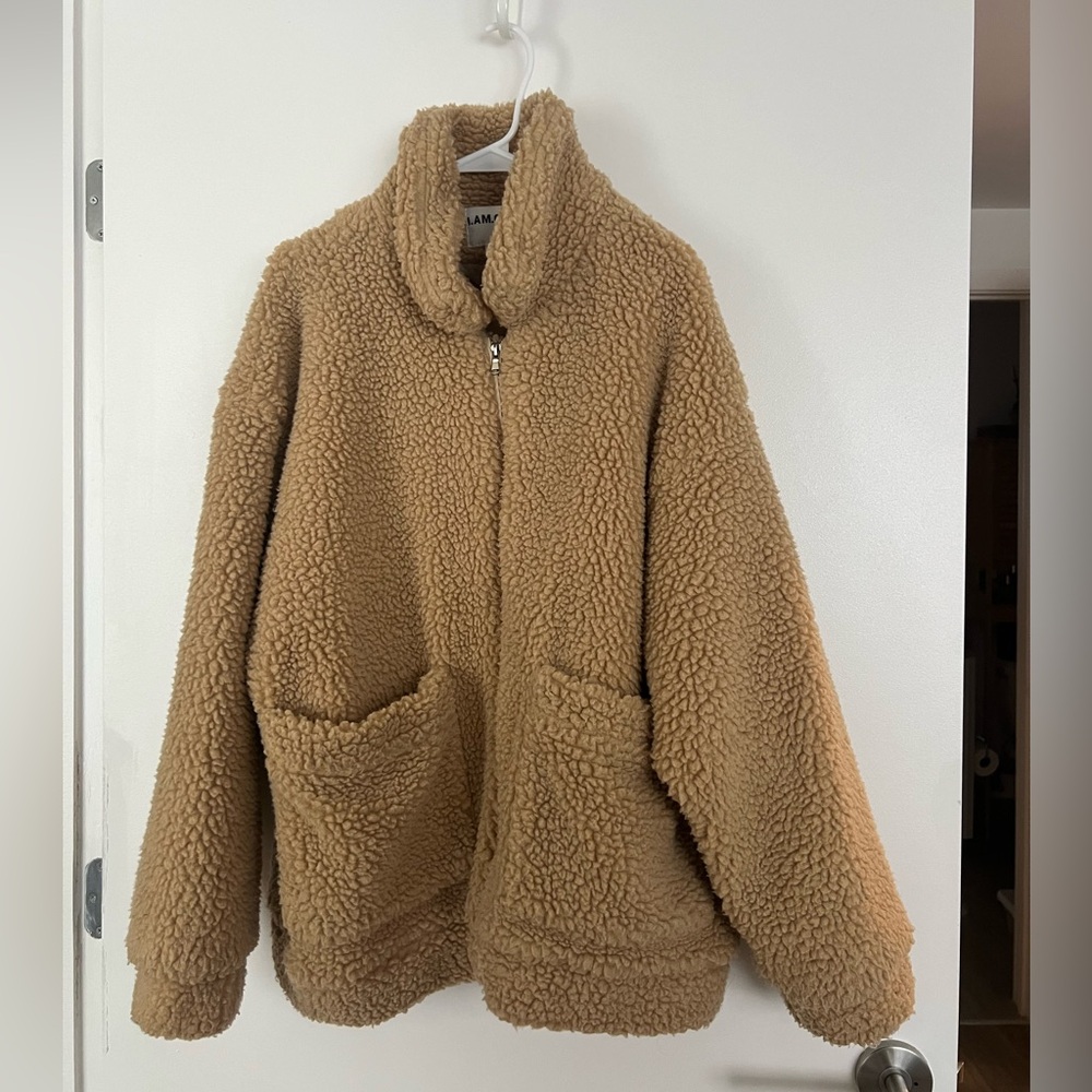 I.AM.GIA. Tan Sherpa Jacket